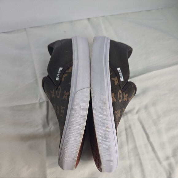 Vans Brown Slip-On Sneakers - Picture 7 of 8